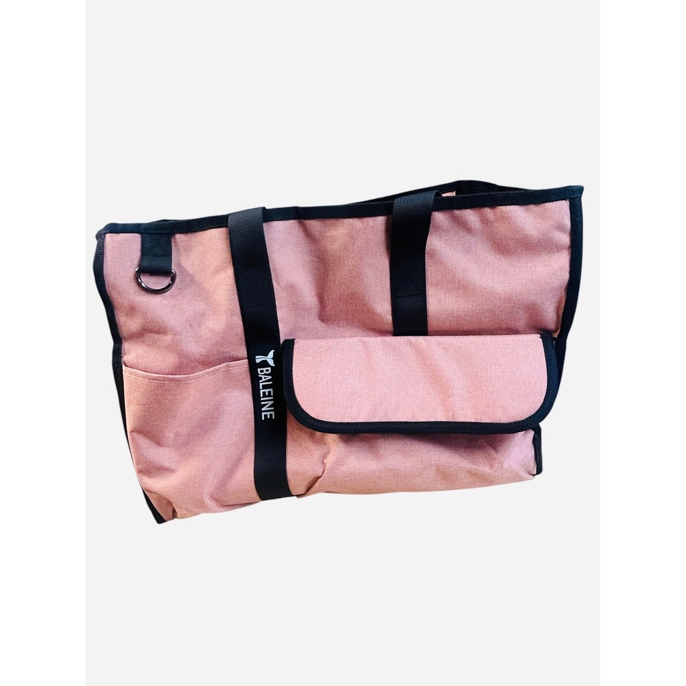 BALEINE Utility Tote‎ Bag Pink Large Multi-Pocket Shoulder Bag